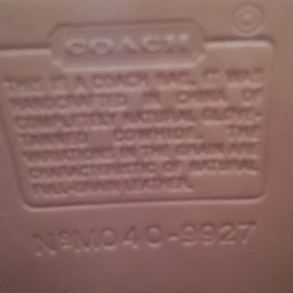 Coach Tan Leather Crossbody Satchel - Picture 13 of 16